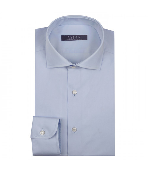 Camicia Uomo Cassera in cotone stretch, slim fit