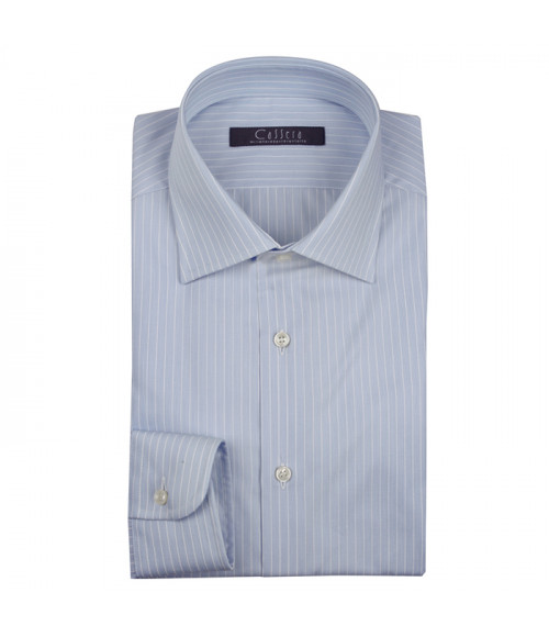 Camicia Uomo in cotone rigato, classic fit