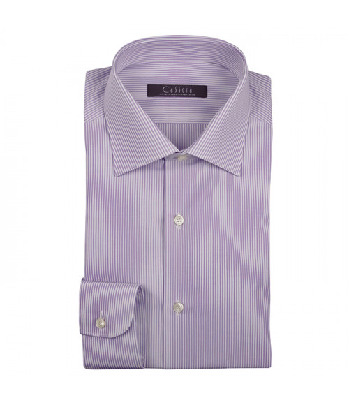 Camicia Cassera Uomo rigata, slim fit