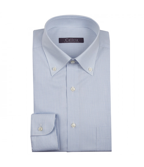 Camicia Uomo Cassera in cotone, classic fit con taschino