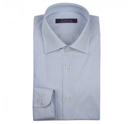 Camicia Uomo in cotone rigato, classic fit